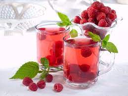 Infusión de Frambuesas y Menta